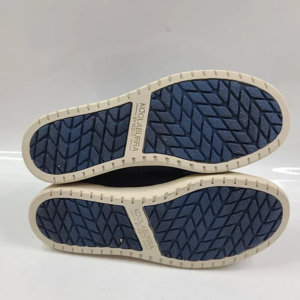 Koolaburra Girl's Navy Kellen Lace‎ Up High-Top Causal Sneaker Shoes Size 1